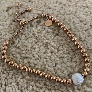 Qudo rose gold bracelet